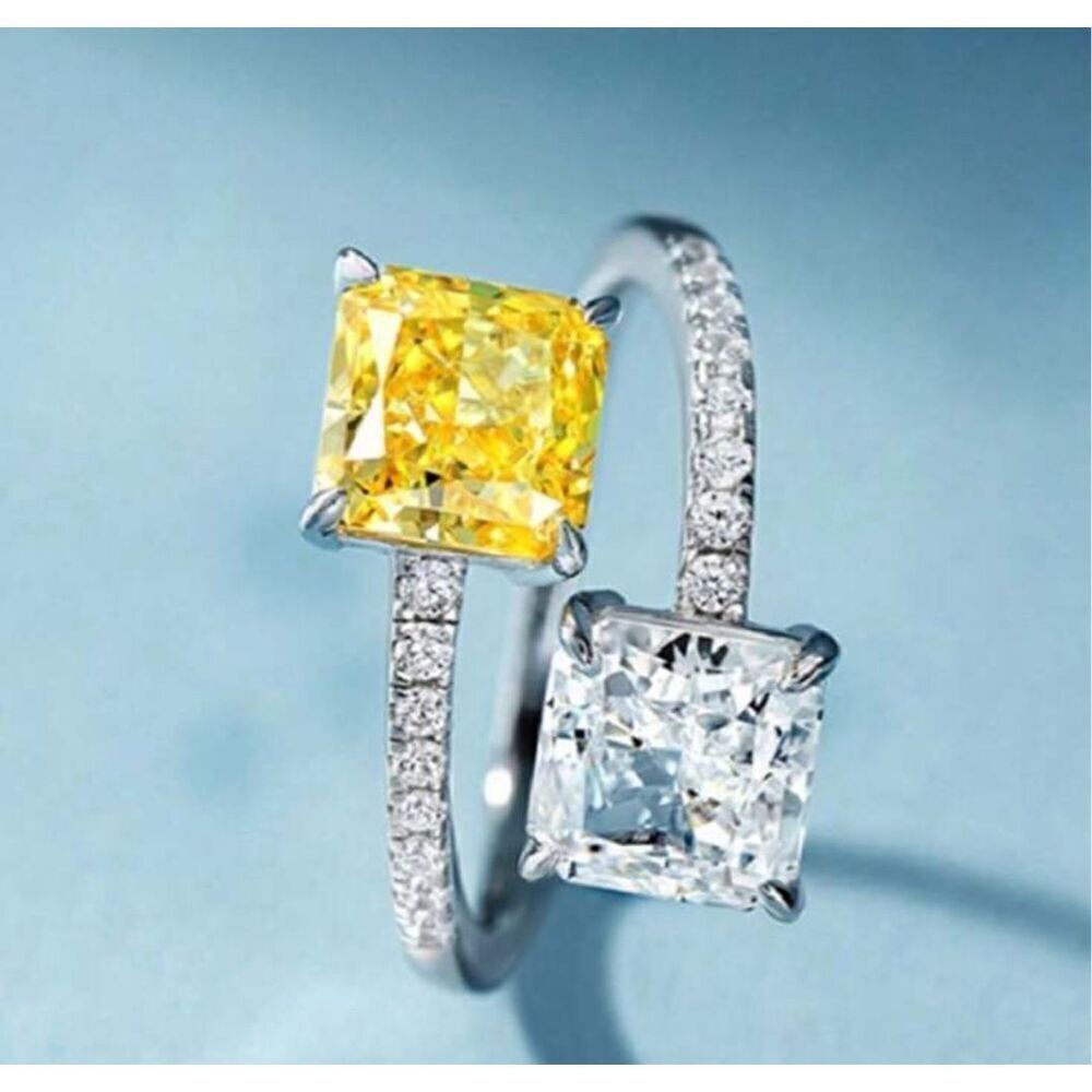 Yellow Stone Bypass Ring - Picture 3 of 4
